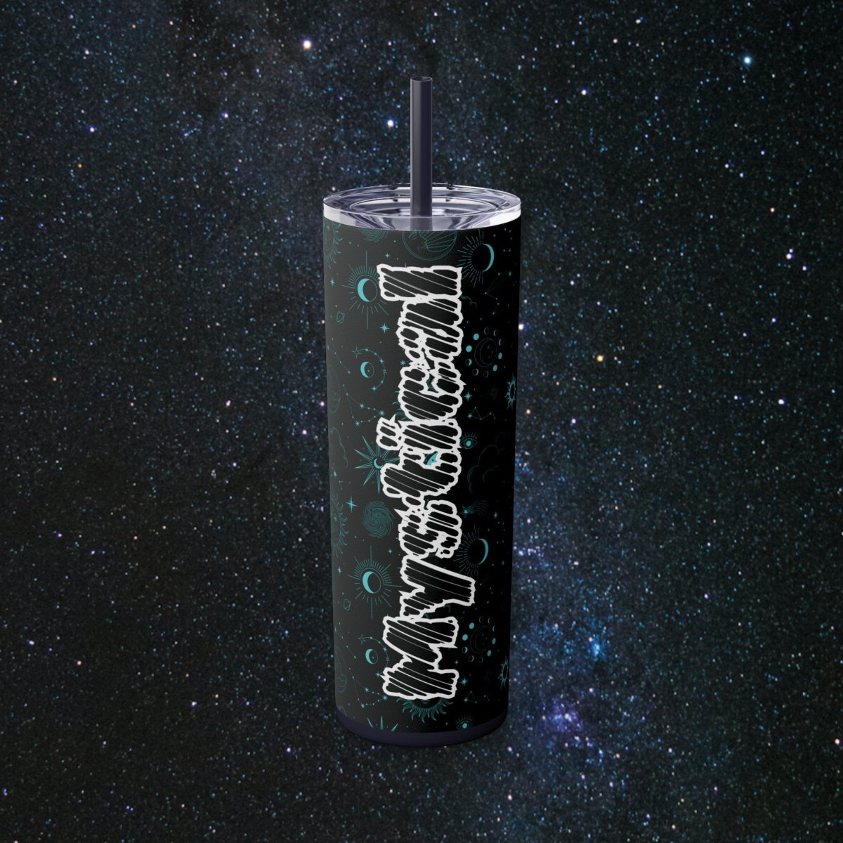 'Mystical' Glossy Tumbler - MindLight Apparel - 'Mystical' Glossy Tumbler - Glossy - Midnight -