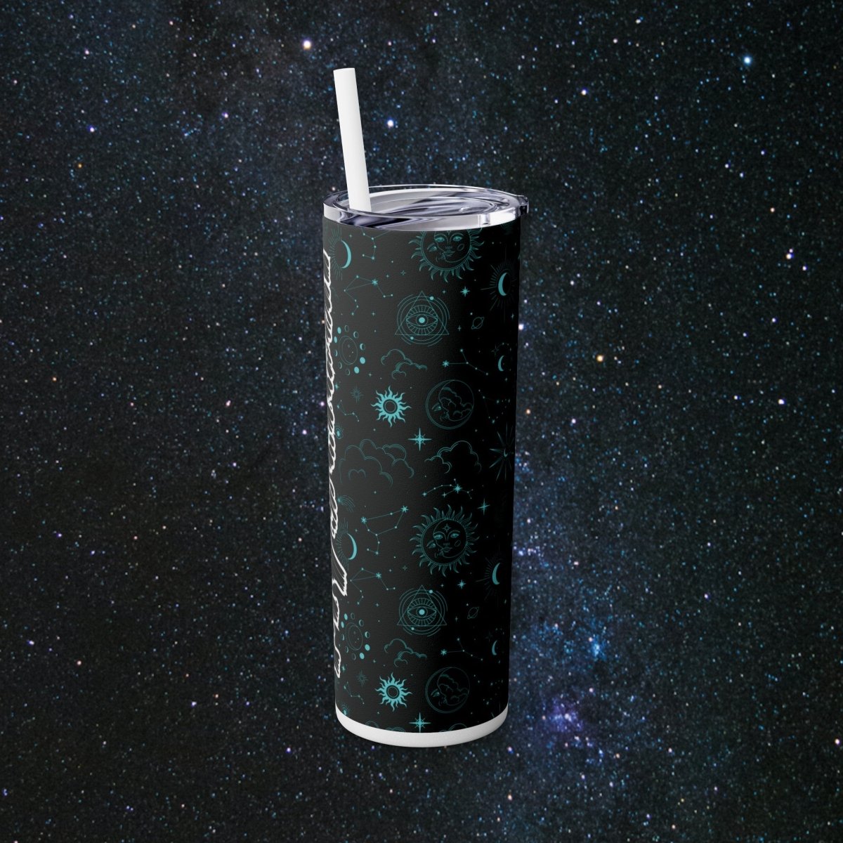'Mystical' Glossy Tumbler - MindLight Apparel - 'Mystical' Glossy Tumbler - Matte - Black -