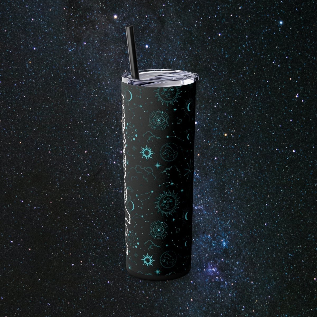 'Mystical' Glossy Tumbler - MindLight Apparel - 'Mystical' Glossy Tumbler - Matte - Black -