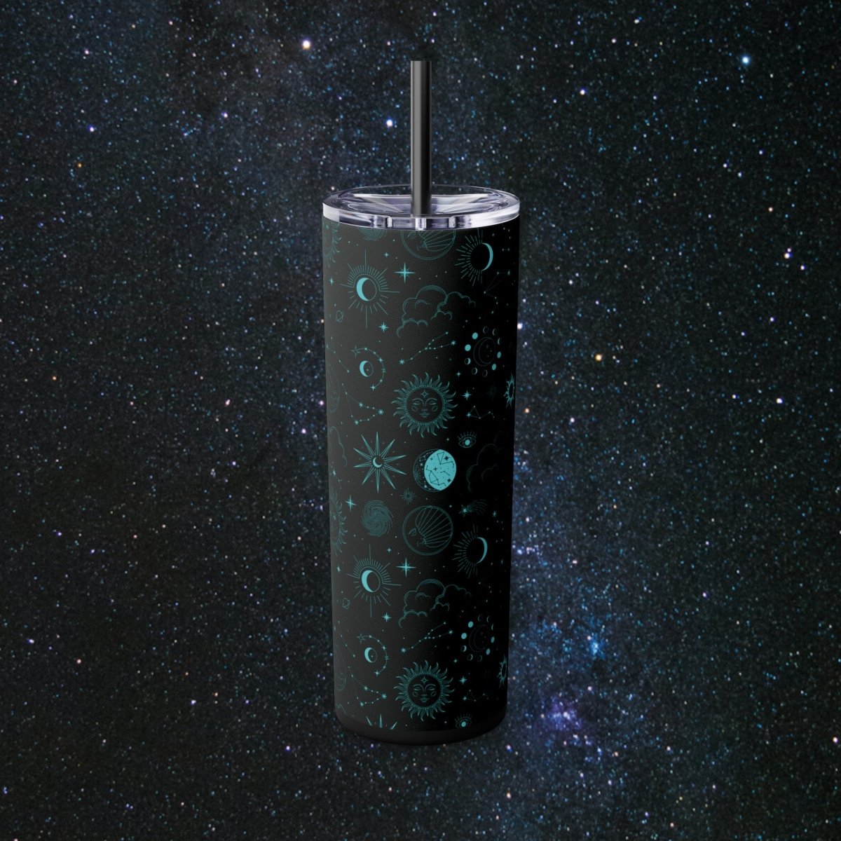 'Mystical' Glossy Tumbler - MindLight Apparel - 'Mystical' Glossy Tumbler - Matte - Black -