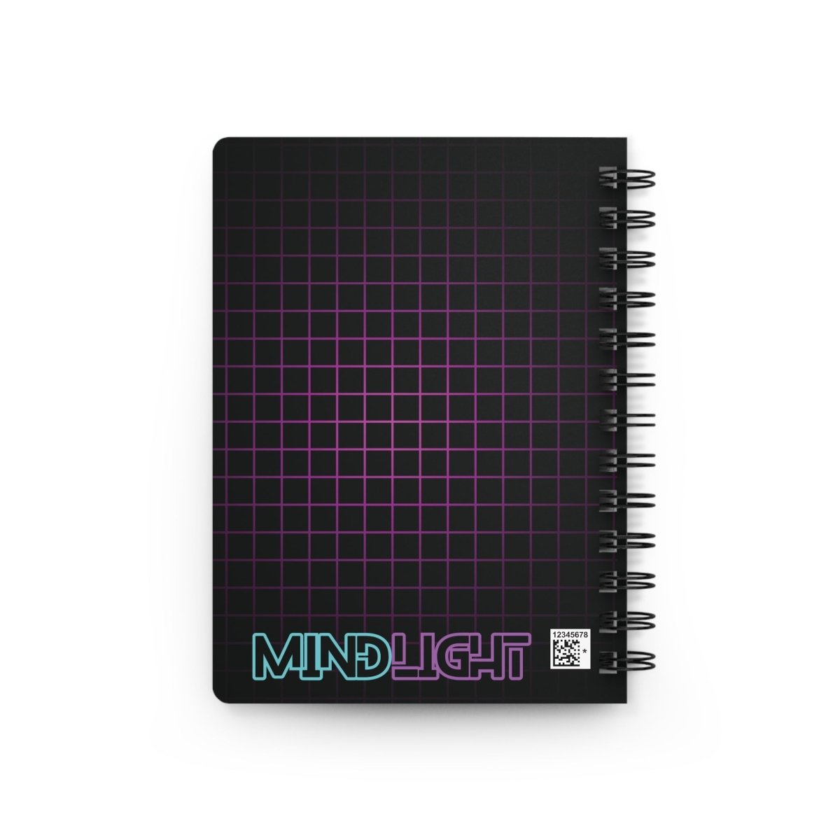 'Neon Dreamer' Spiral Notebook - MindLight Apparel - 'Neon Dreamer' Spiral Notebook - One Size -
