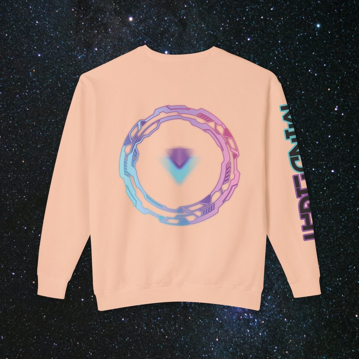 'Neon Goddess' Authentic Self - Long Sleeve Women's Tee - MindLight Apparel - 'Neon Goddess' Authentic Self - Long Sleeve Women's Tee - Neon Violet - S -