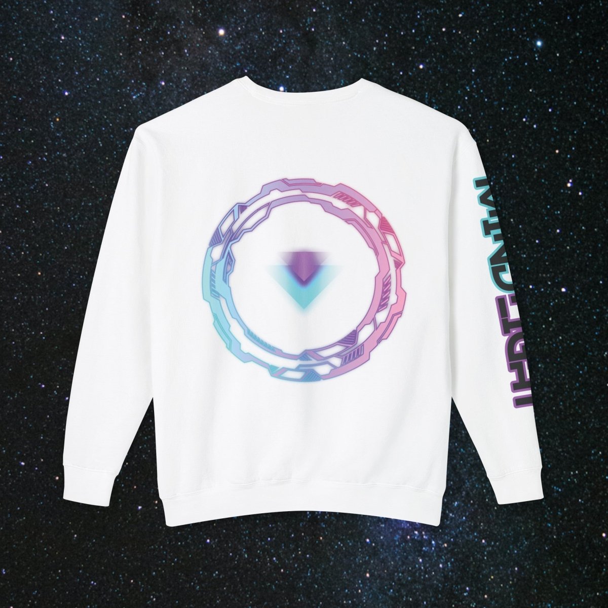 'Neon Goddess' Authentic Self - Long Sleeve Women's Tee - MindLight Apparel - 'Neon Goddess' Authentic Self - Long Sleeve Women's Tee - Neon Violet - S -