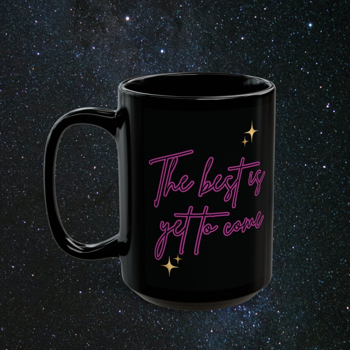 Neon Goddess Black Mug (11oz) - MindLight Apparel - Neon Goddess Black Mug (11oz) - 15oz -