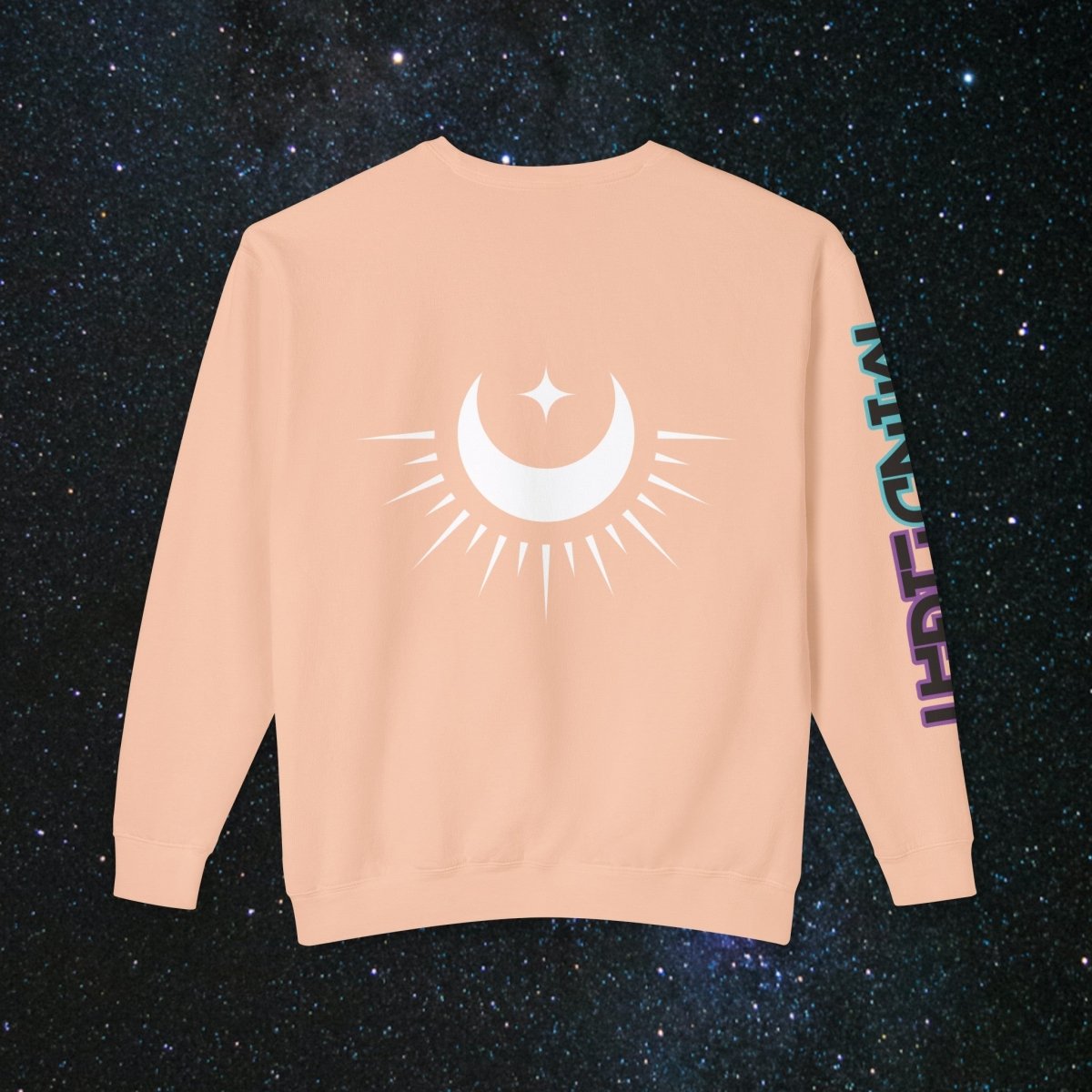 'Neon Goddess' Let it Be - Women's Long Sleeve - MindLight Apparel - 'Neon Goddess' Let it Be - Women's Long Sleeve - Neon Violet - S -