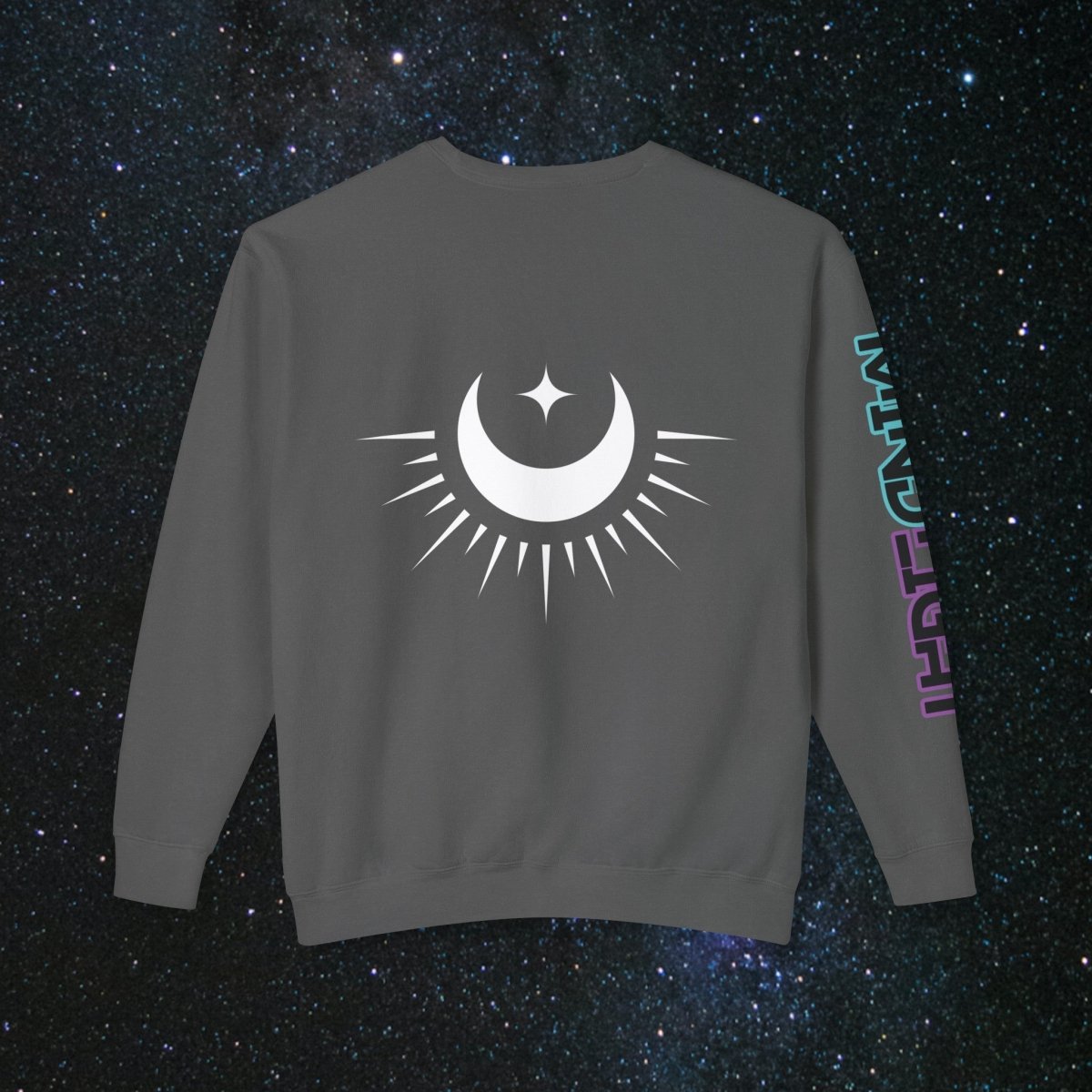 'Neon Goddess' Purple Edition - Long Sleeve Women's Tee - MindLight Apparel - 'Neon Goddess' Purple Edition - Long Sleeve Women's Tee - Neon Violet - S -