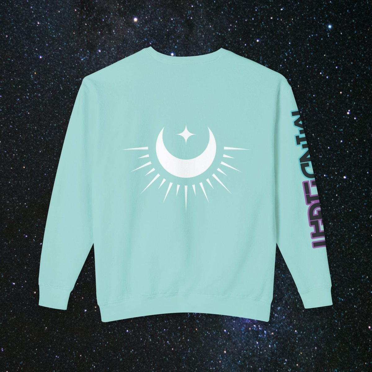 'Neon Goddess' Reclamation - Long - sleeved Women's Tee - MindLight Apparel - 'Neon Goddess' Reclamation - Long - sleeved Women's Tee - Neon Violet - S -