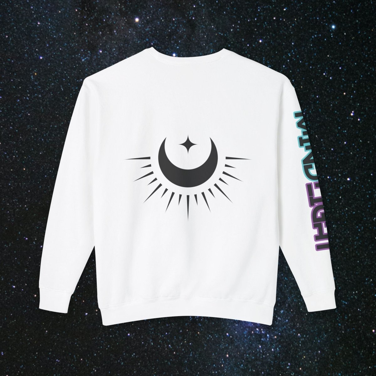 'Neon Goddess' Reclamation - Long - sleeved Women's Tee - MindLight Apparel - 'Neon Goddess' Reclamation - Long - sleeved Women's Tee - Neon Violet - S -