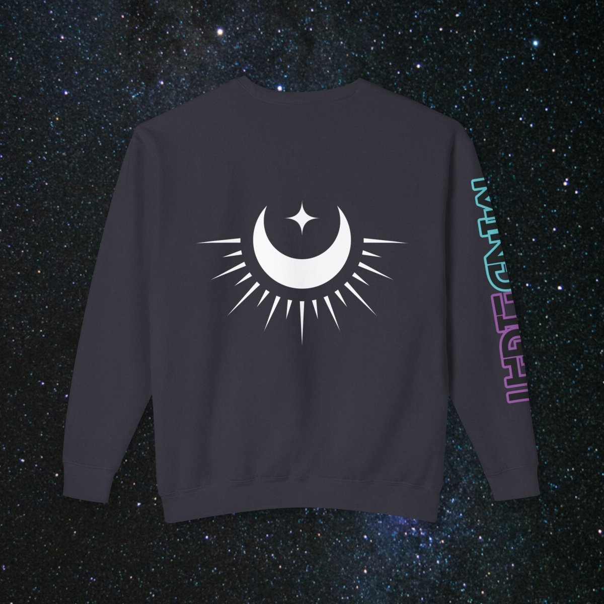 'Neon Goddess' Reclamation - Long - sleeved Women's Tee - MindLight Apparel - 'Neon Goddess' Reclamation - Long - sleeved Women's Tee - Neon Violet - S -