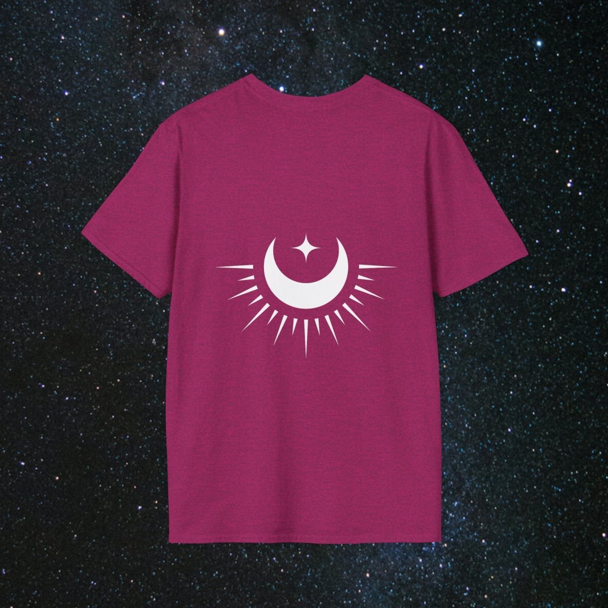 'Neon Goddess' Reclamation - Softstyle Women's Tee - MindLight Apparel - 'Neon Goddess' Reclamation - Softstyle Women's Tee - Heather Heliconia - S -
