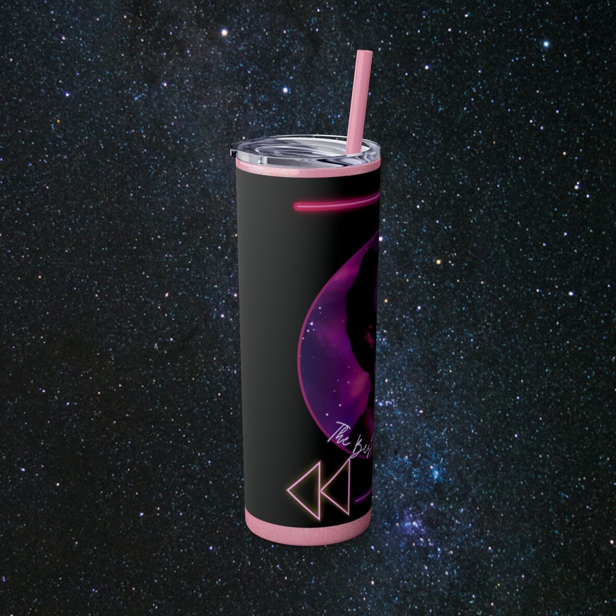 Neon Goddess Tumbler - MindLight Apparel - Neon Goddess Tumbler - Glossy - White -