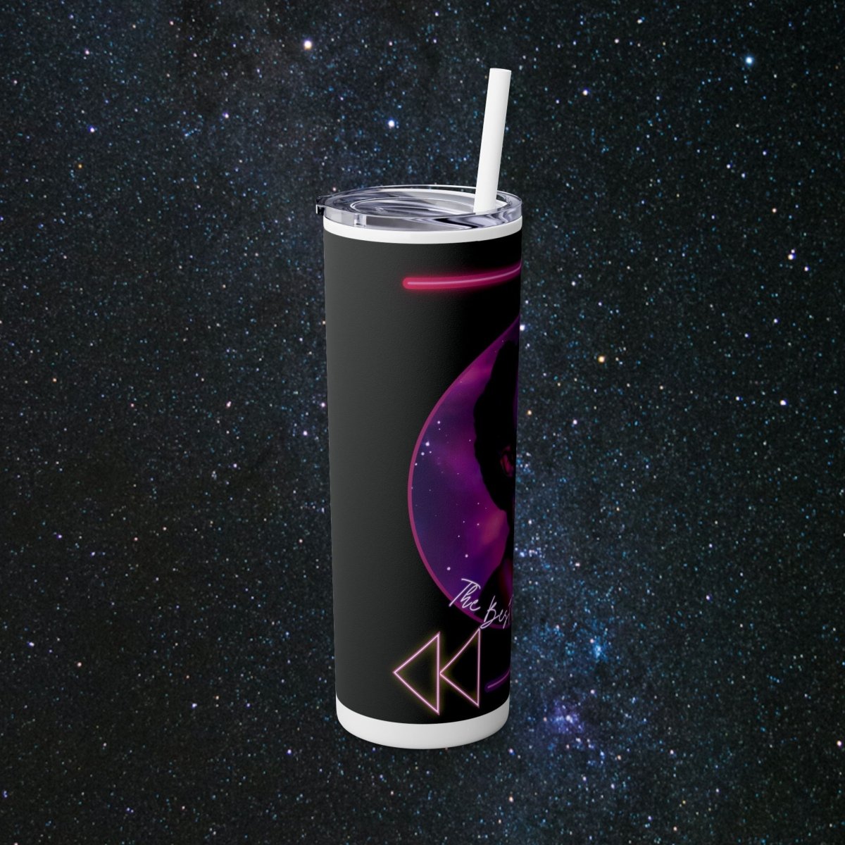 Neon Goddess Tumbler - MindLight Apparel - Neon Goddess Tumbler - Glossy - White -