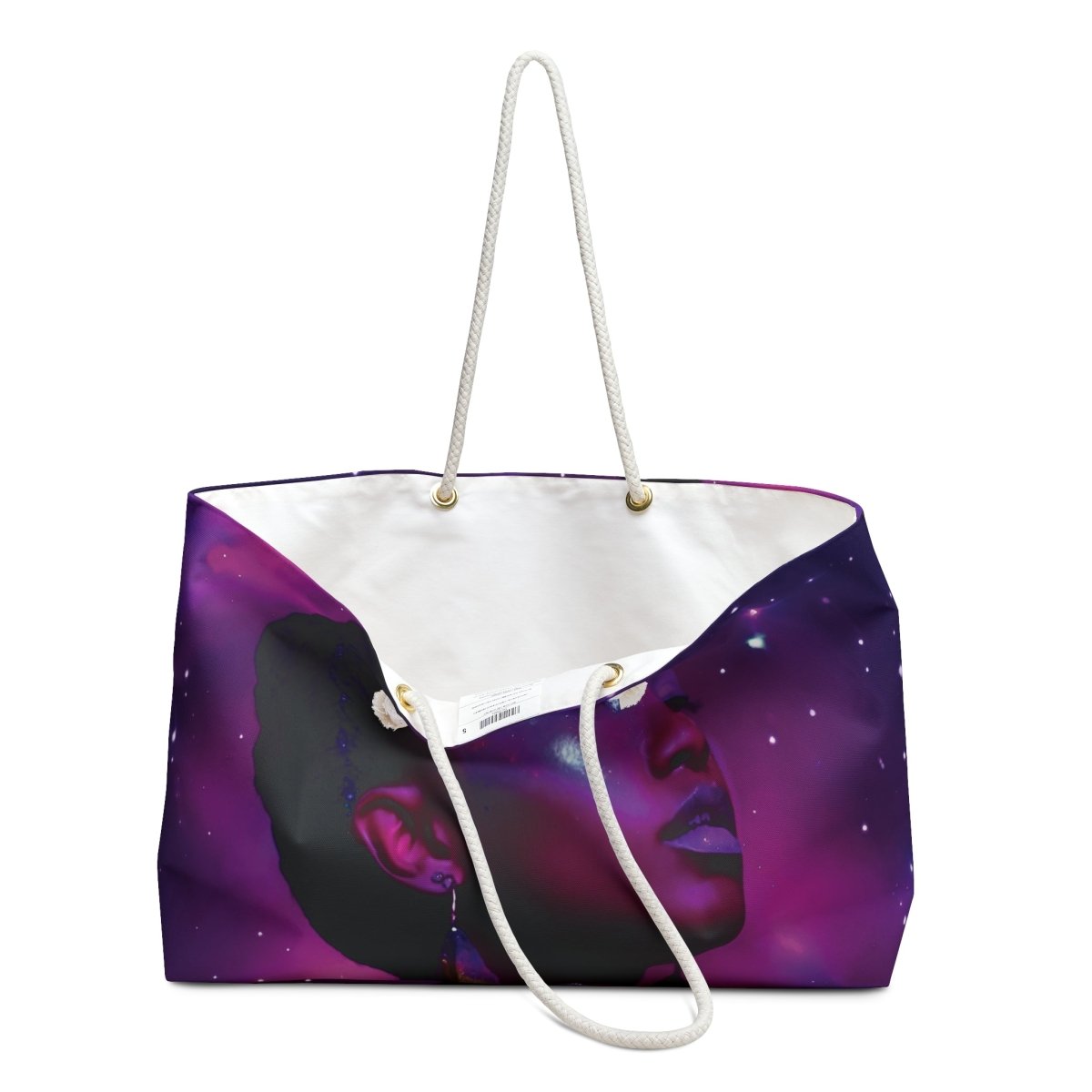 'Neon Goddess' Weekender Bag - MindLight Apparel - 'Neon Goddess' Weekender Bag - 24" × 13" - -