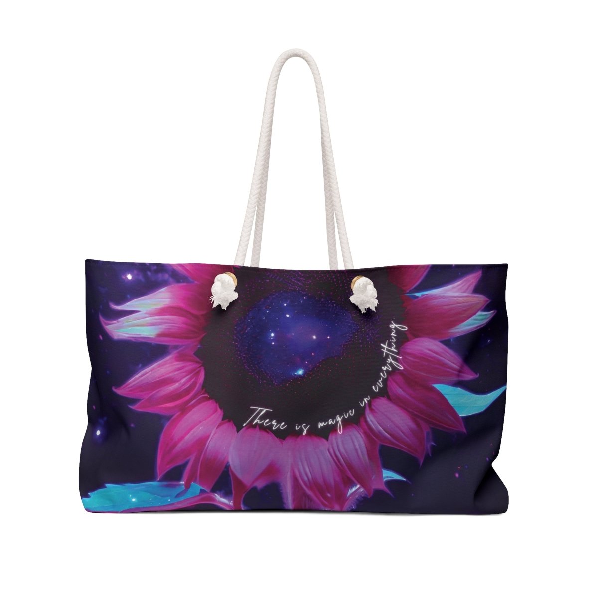 'Neon Hope' Weekender Bag - MindLight Apparel - 'Neon Hope' Weekender Bag - 24" × 13" - -