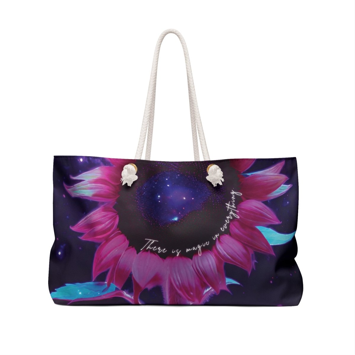 'Neon Hope' Weekender Bag - MindLight Apparel - 'Neon Hope' Weekender Bag - 24" × 13" - -