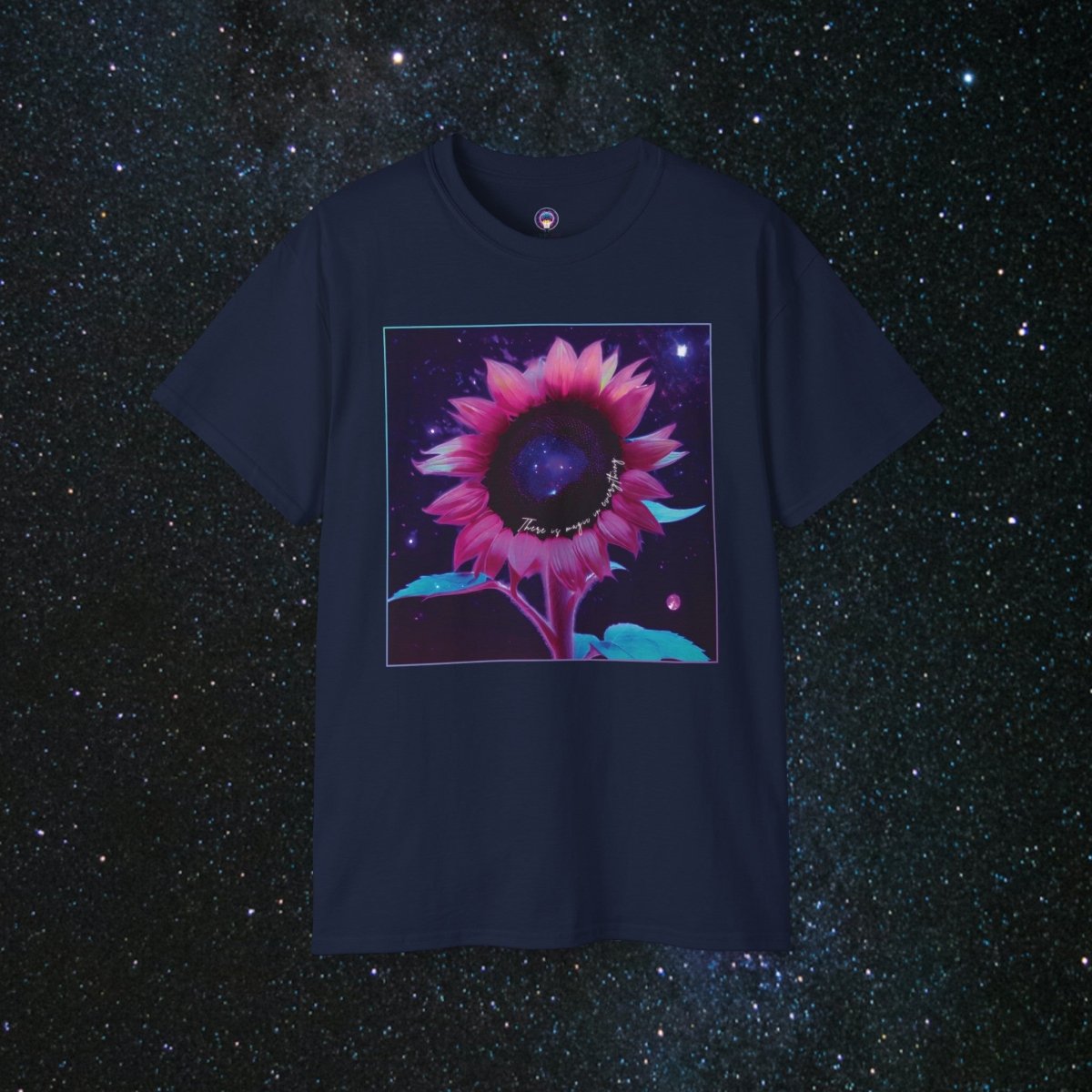 'Neon Hope' Women's Tee - MindLight Apparel - 'Neon Hope' Women's Tee - Navy - S -