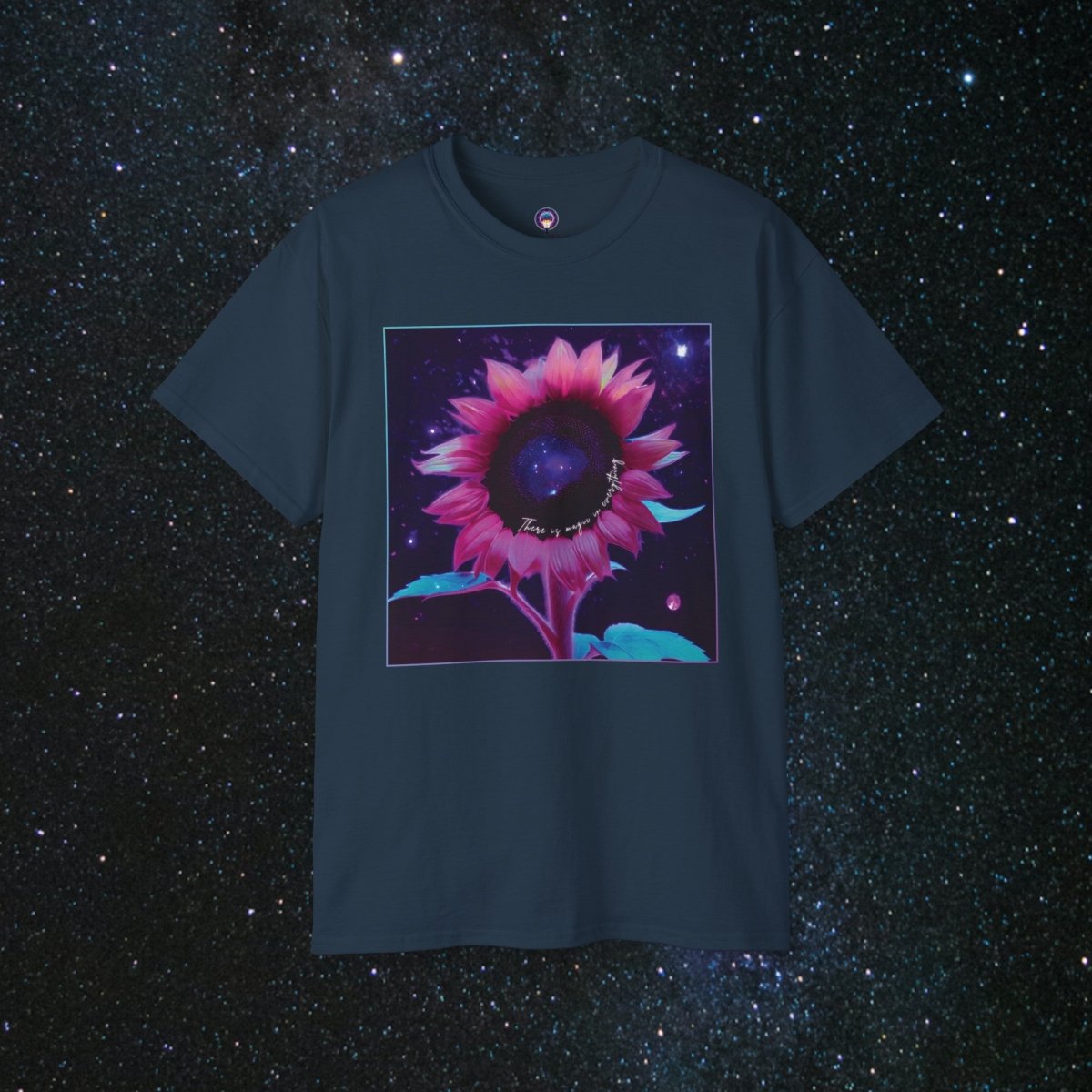'Neon Hope' Women's Tee - MindLight Apparel - 'Neon Hope' Women's Tee - Blue Dusk - S -