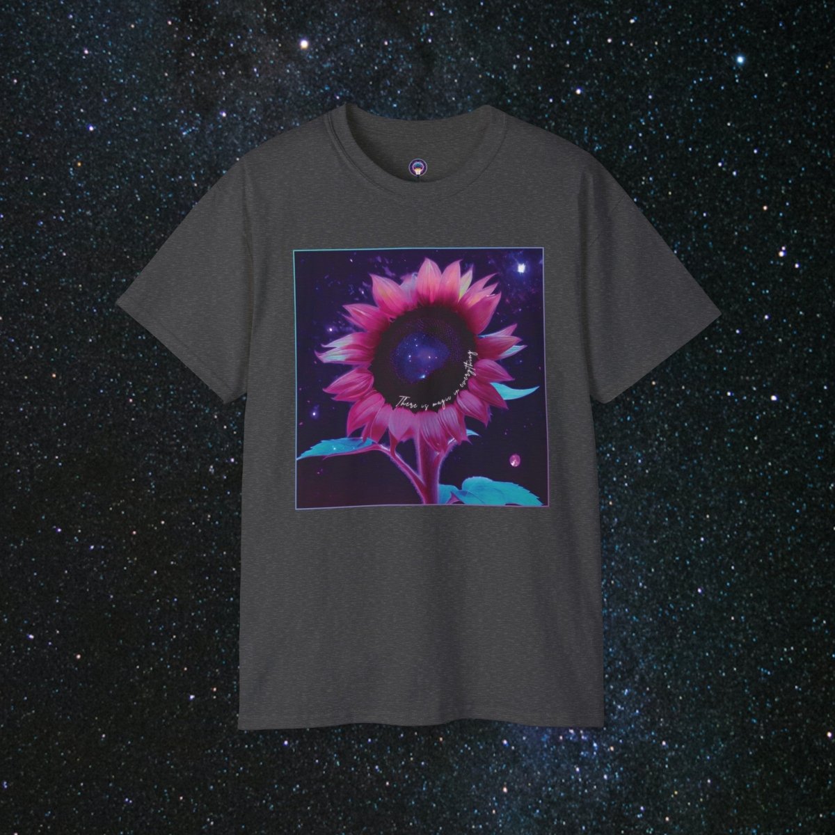 'Neon Hope' Women's Tee - MindLight Apparel - 'Neon Hope' Women's Tee - Dark Heather - S -