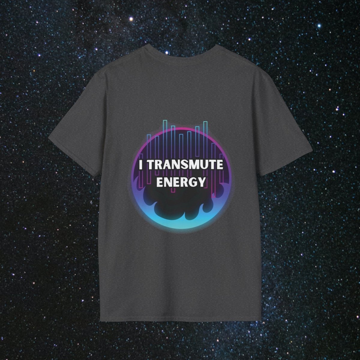 NoirAlchemy Glow - Transmute Unisex Softstyle T-Shirt - MindLight Apparel - NoirAlchemy Glow - Transmute Unisex Softstyle T-Shirt - Cherry Red - S -