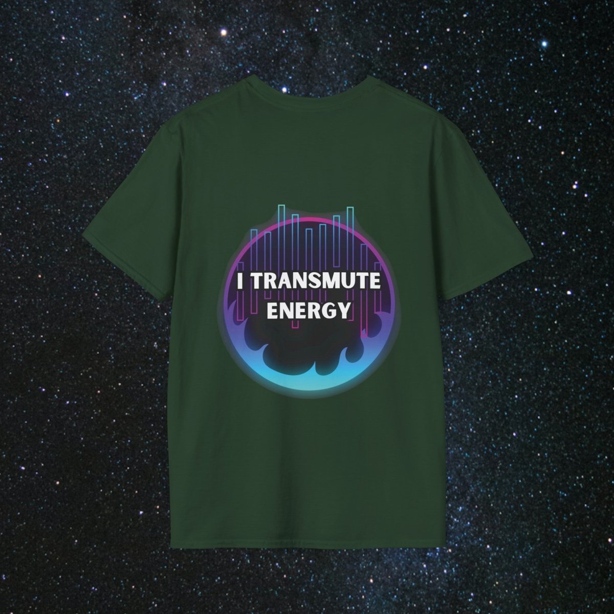 NoirAlchemy Glow - Transmute Unisex Softstyle T-Shirt - MindLight Apparel - NoirAlchemy Glow - Transmute Unisex Softstyle T-Shirt - Cherry Red - S -