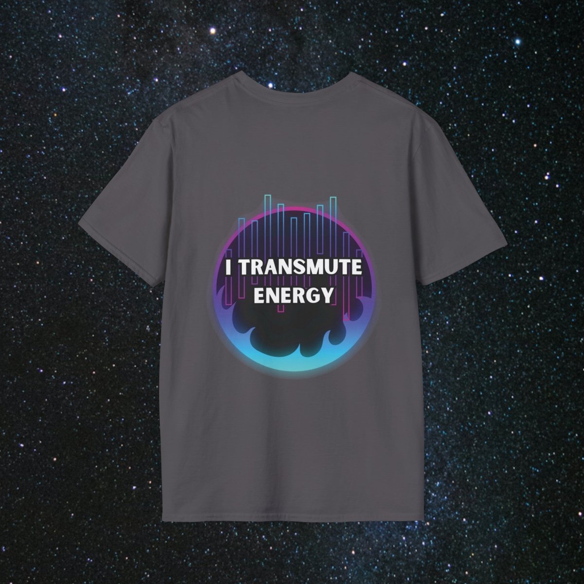 NoirAlchemy Glow - Transmute Women's Softstyle T-Shirt - MindLight Apparel - NoirAlchemy Glow - Transmute Women's Softstyle T-Shirt - Tropical Blue - S -