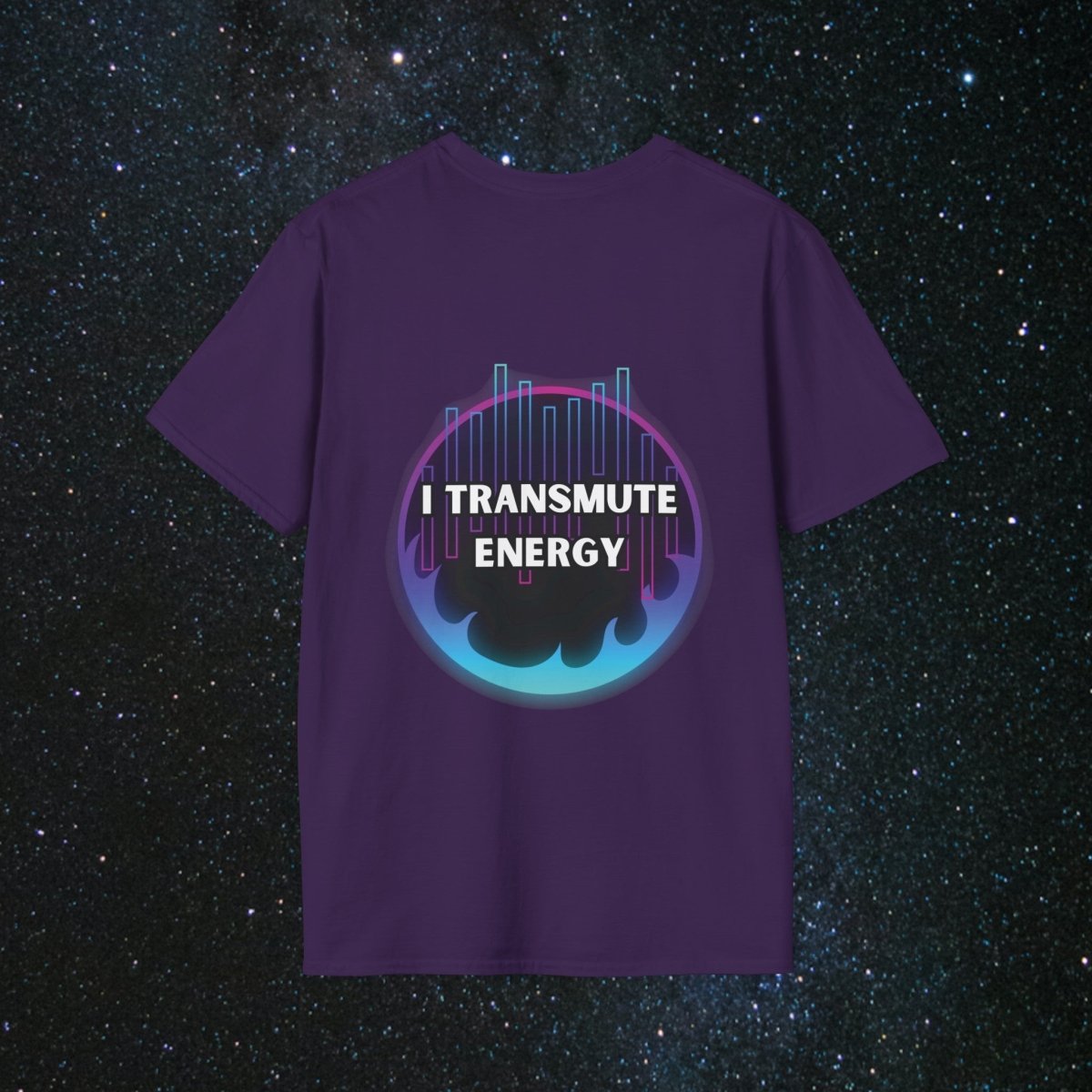 NoirAlchemy Glow - Transmute Women's Softstyle T-Shirt - MindLight Apparel - NoirAlchemy Glow - Transmute Women's Softstyle T-Shirt - Tropical Blue - S -