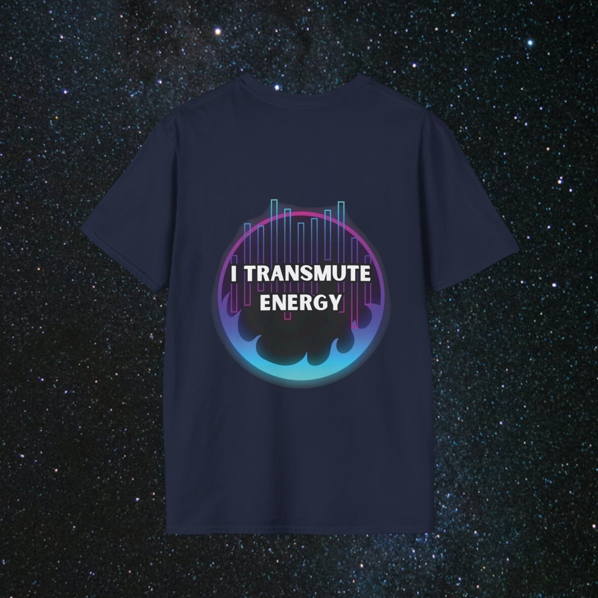 NoirAlchemy Glow - Transmute Women's Softstyle T-Shirt - MindLight Apparel - NoirAlchemy Glow - Transmute Women's Softstyle T-Shirt - Tropical Blue - S -