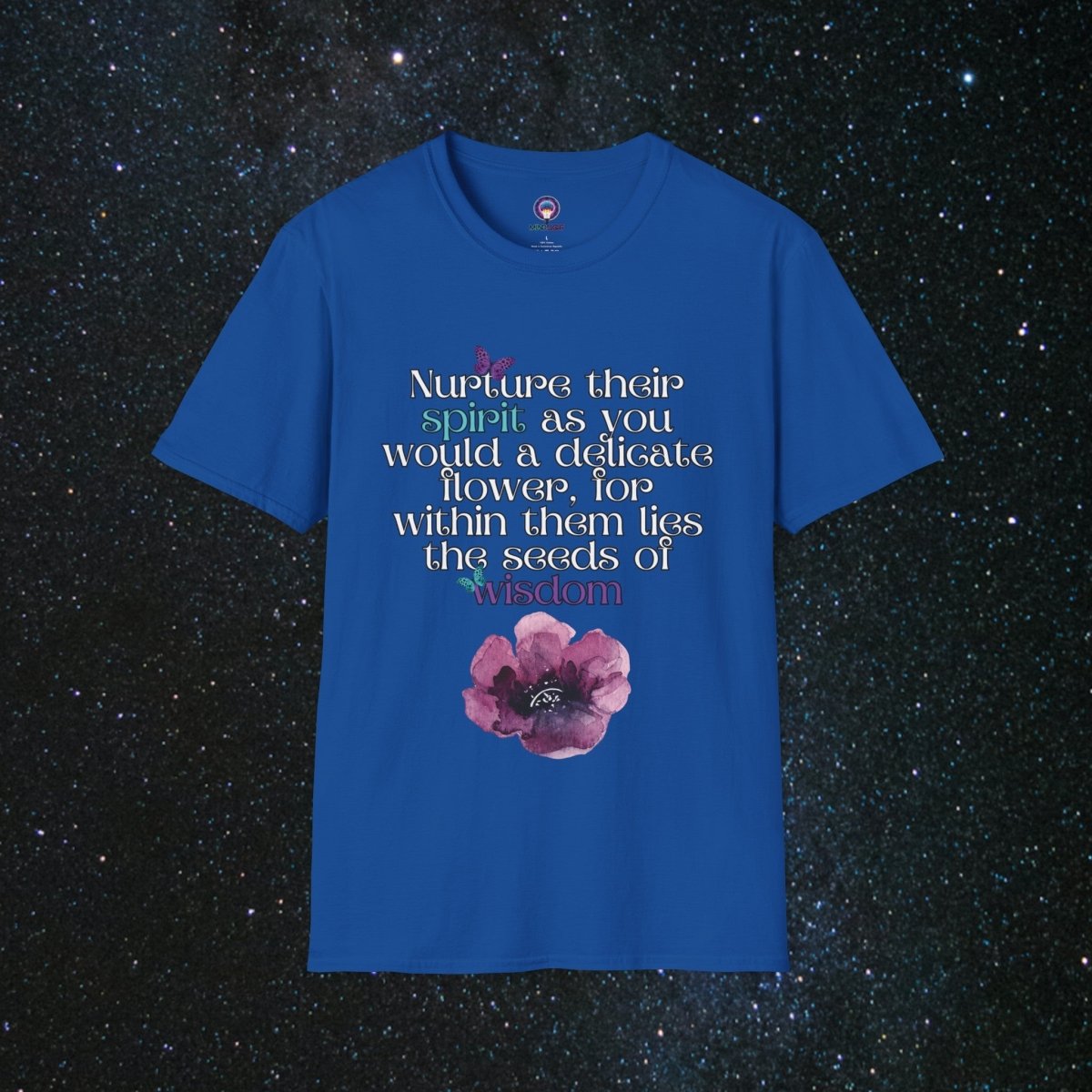 Nurture - Women's Softstyle T-Shirt - MindLight Apparel - Nurture - Women's Softstyle T-Shirt - Royal - 4XL -