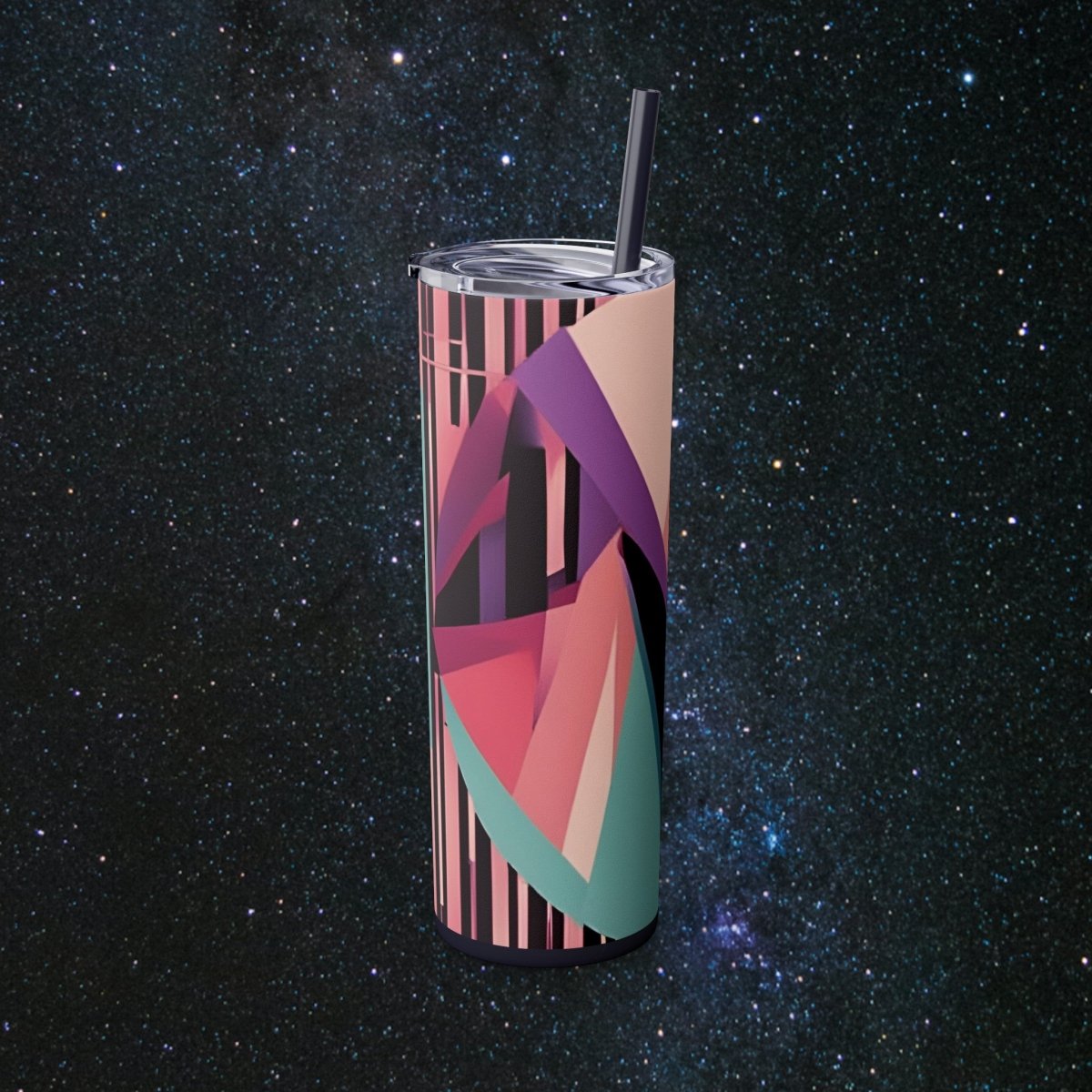 Pink Retro Glossy Tumbler - MindLight Apparel - Pink Retro Glossy Tumbler - Glossy - White -