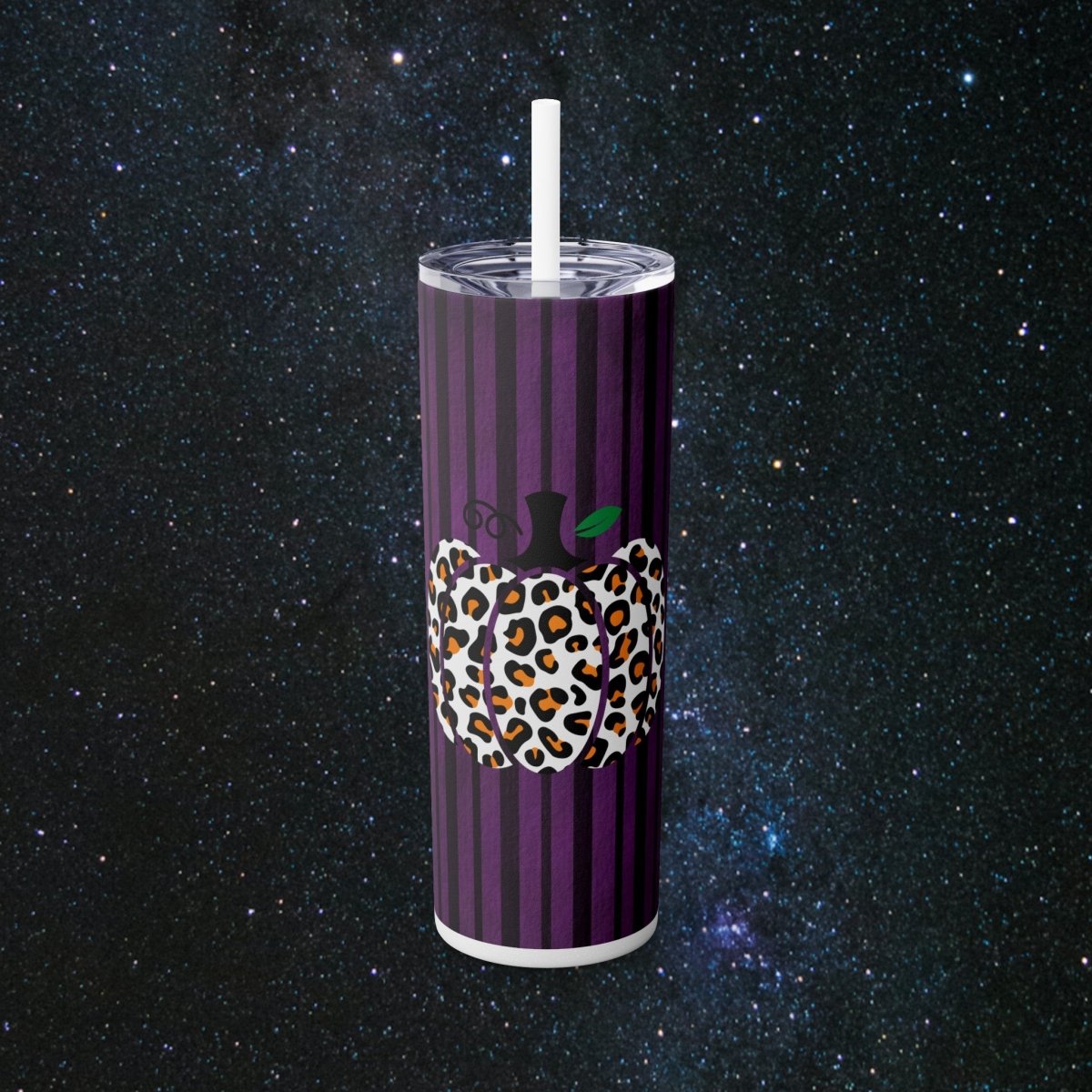 Pumpkin Spice Glossy Tumbler - MindLight Apparel - Pumpkin Spice Glossy Tumbler - Glossy - Glitter Moonrock -