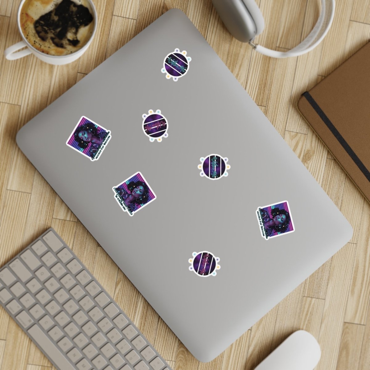 Retro Radiance Sticker Bundle - MindLight Apparel - Retro Radiance Sticker Bundle - 11" × 8.5" - Die - Cut -
