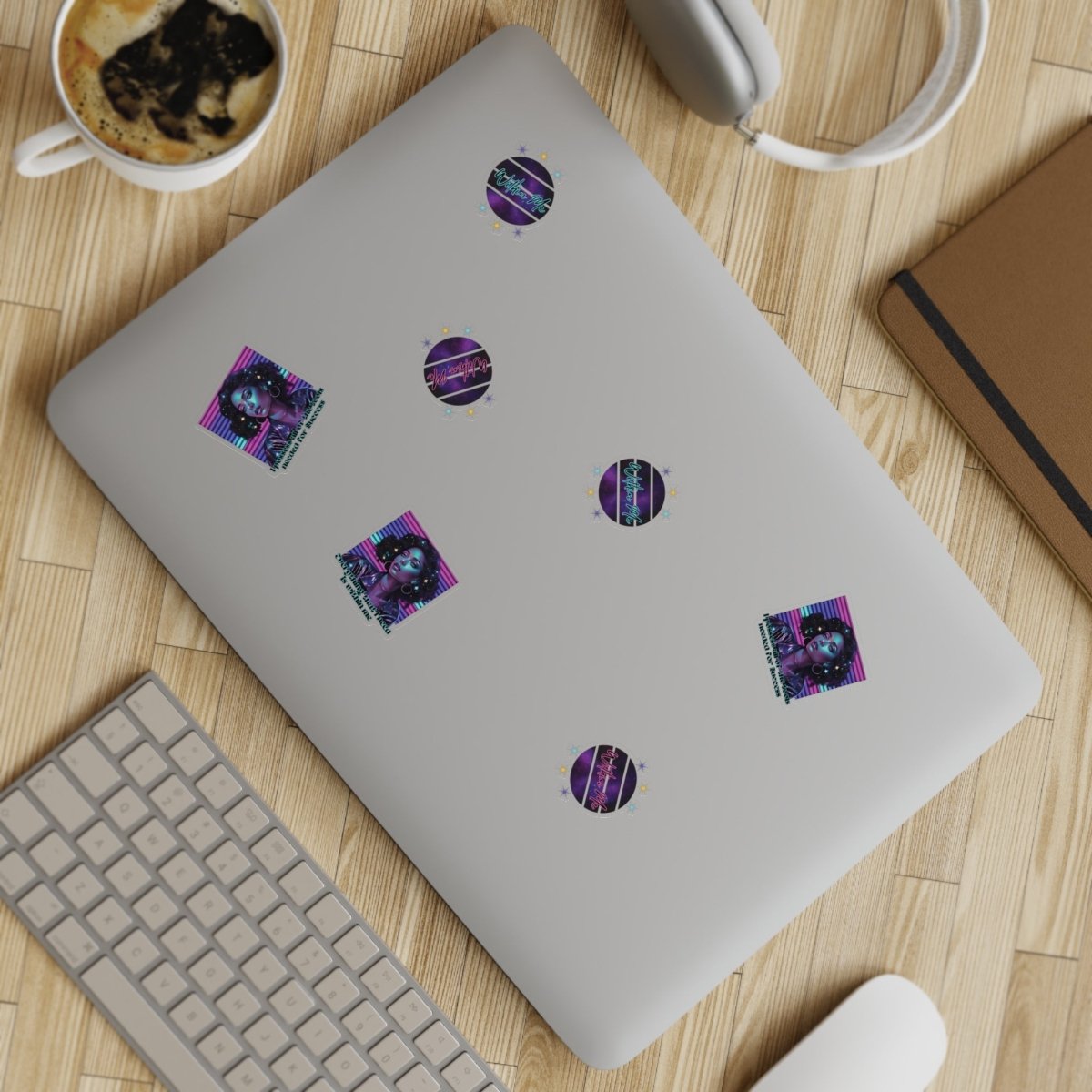 Retro Radiance Sticker Bundle - MindLight Apparel - Retro Radiance Sticker Bundle - 11" × 8.5" - Die - Cut -