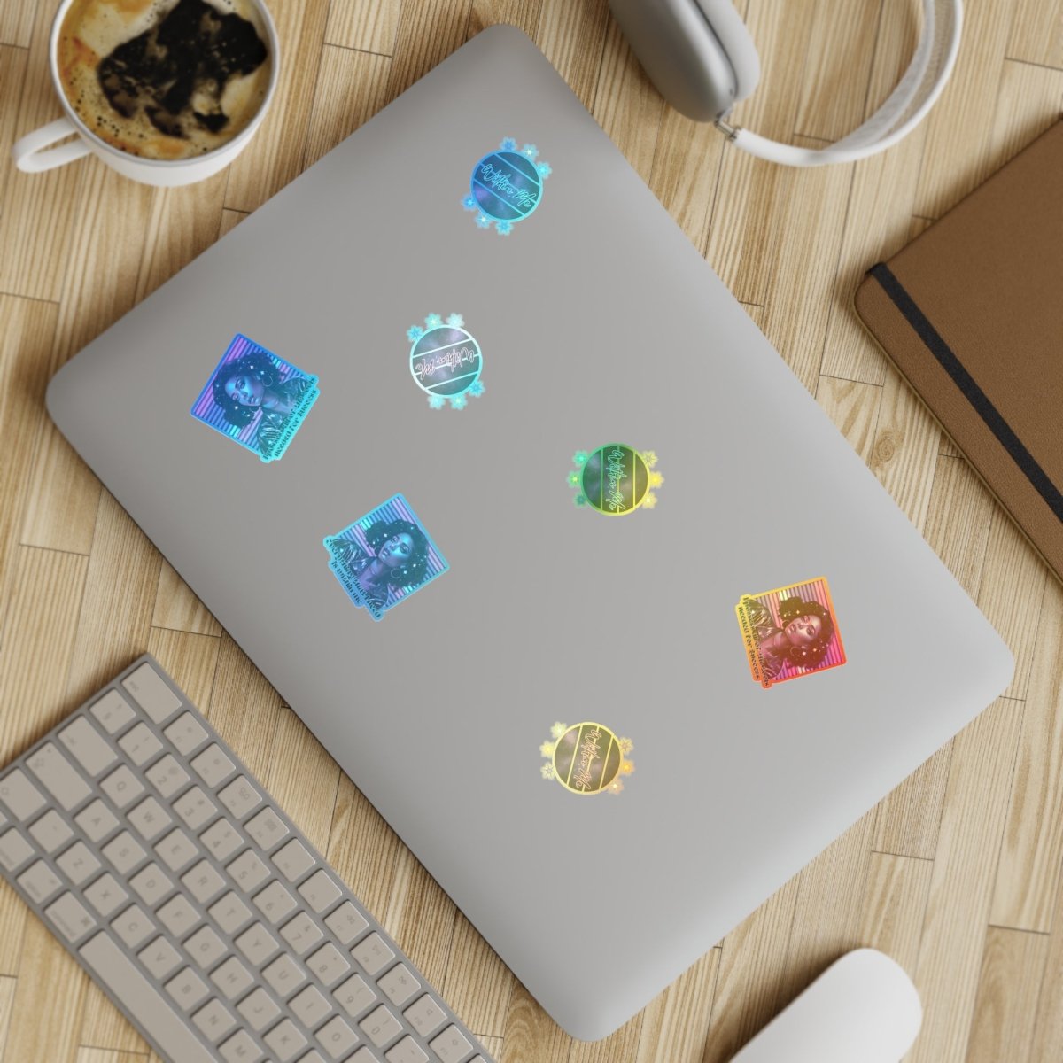 Retro Radiance Sticker Bundle - MindLight Apparel - Retro Radiance Sticker Bundle - 11" × 8.5" - Die - Cut -