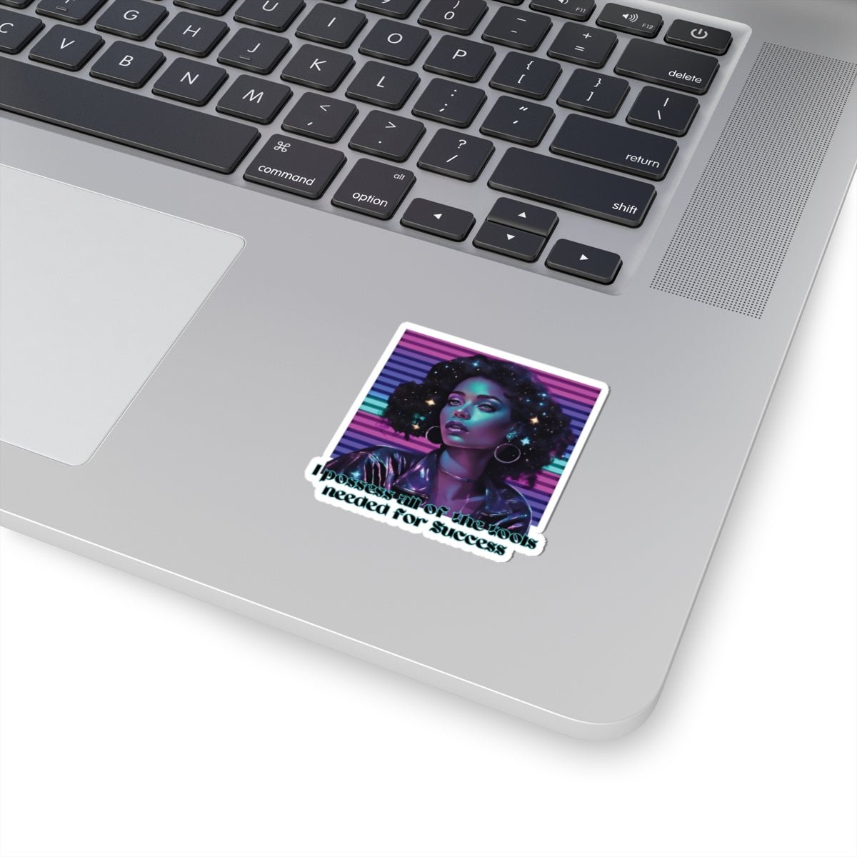 Retro Radiance Stickers - MindLight Apparel - Retro Radiance Stickers - 6" × 6" - White -