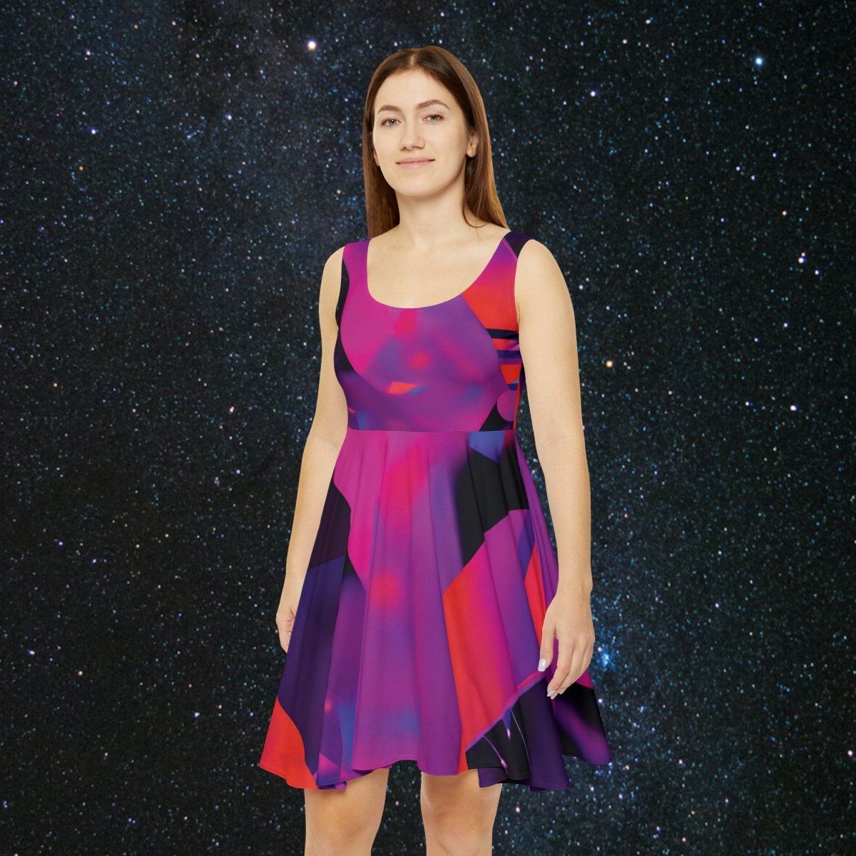 Retro Revival Women's Skater Dress - MindLight Apparel - Retro Revival Women's Skater Dress - XS - -