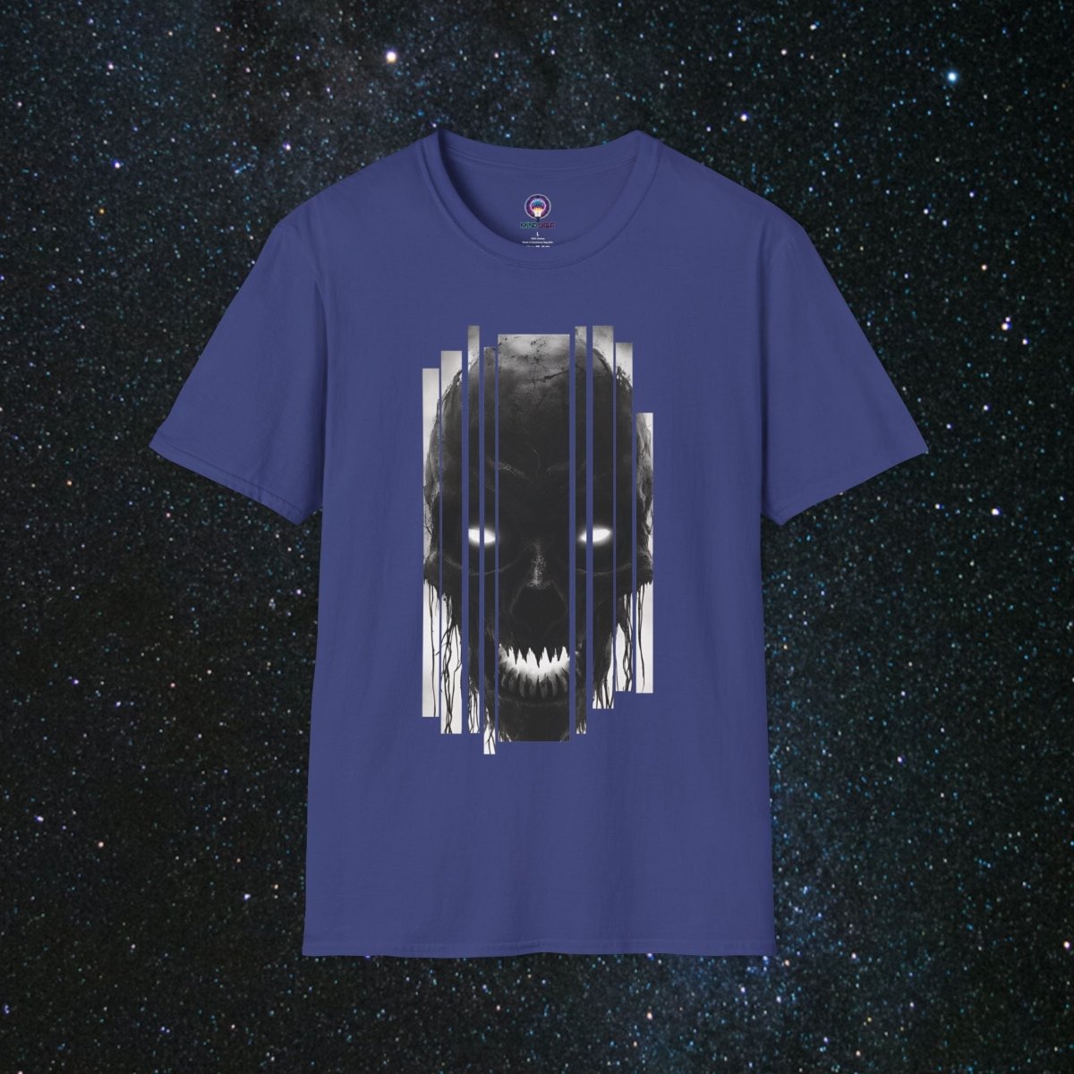 Shadow Self Unisex Softstyle T - Shirt - MindLight Apparel - Shadow Self Unisex Softstyle T - Shirt - Metro Blue - M -