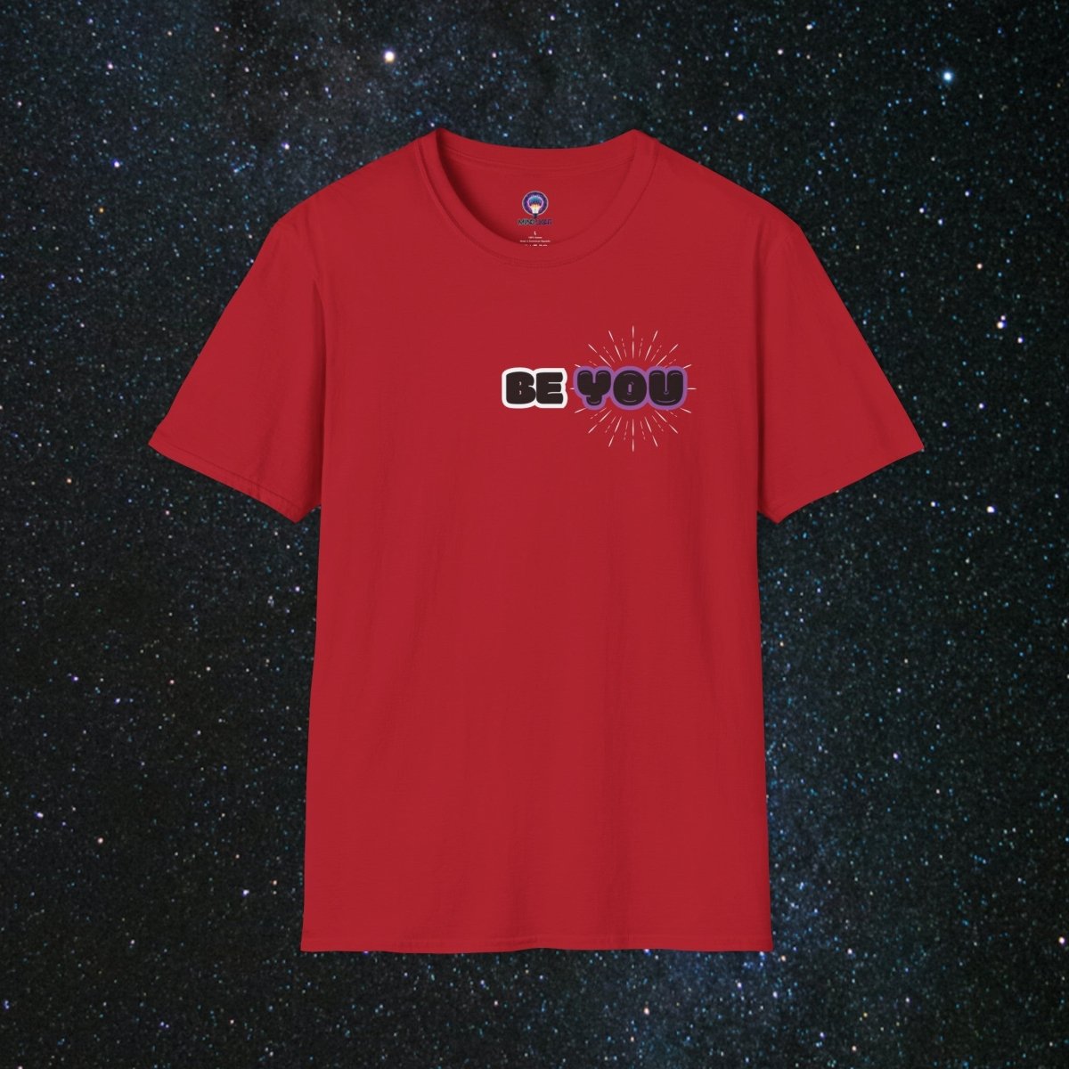 Shine Bright - Minima Unisex Softstyle T-Shirt - MindLight Apparel - Shine Bright - Minima Unisex Softstyle T-Shirt - Cherry Red - S -