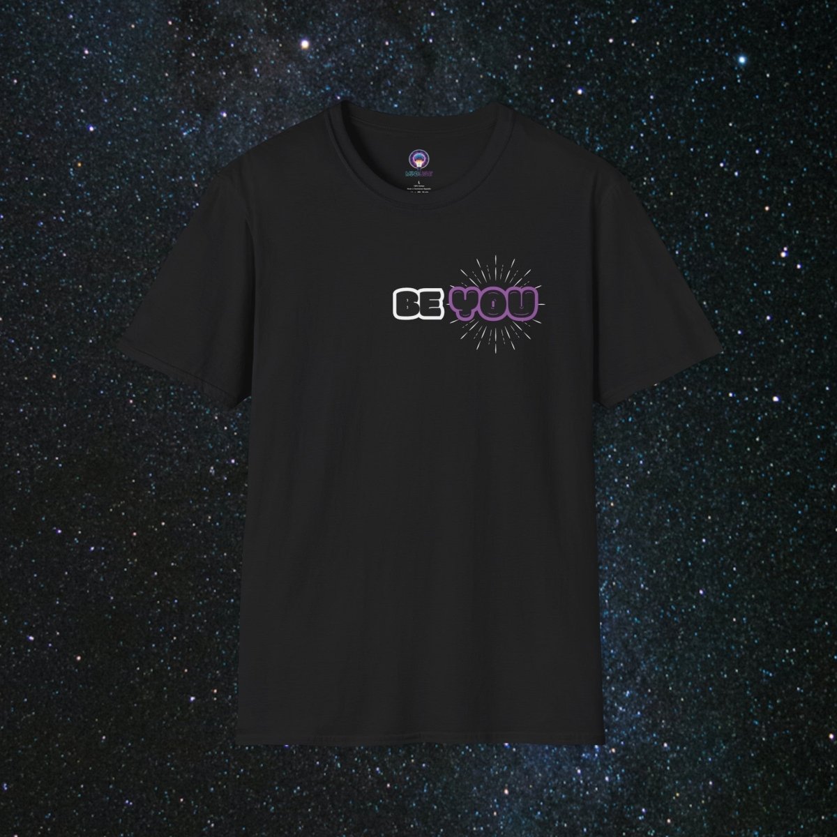 Shine Bright - Minima Unisex Softstyle T-Shirt - MindLight Apparel - Shine Bright - Minima Unisex Softstyle T-Shirt - Black - XS -