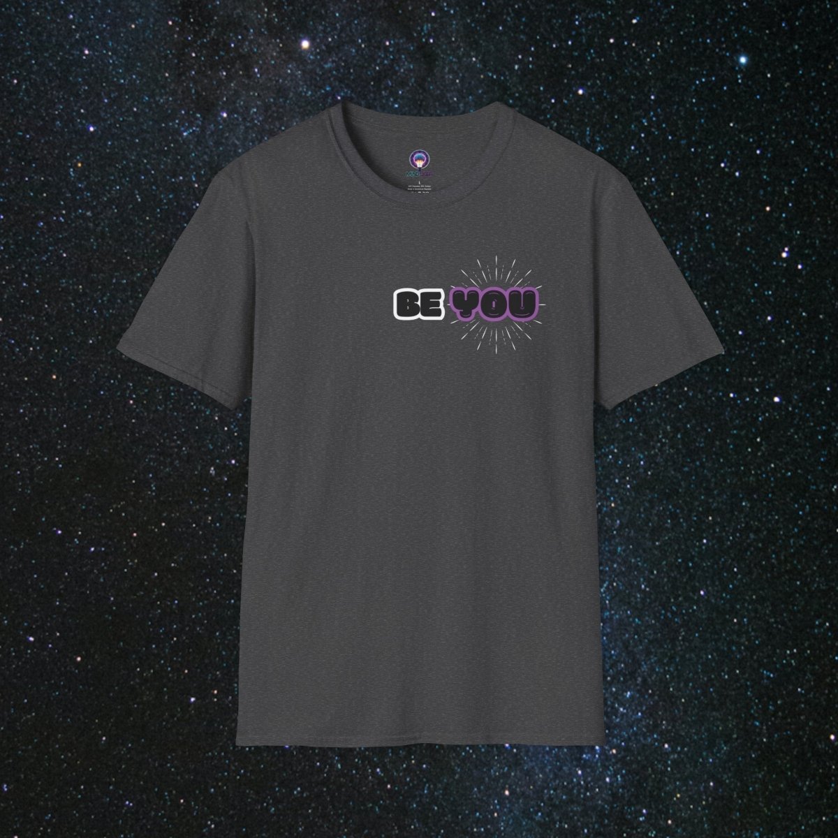 Shine Bright - Minima Unisex Softstyle T-Shirt - MindLight Apparel - Shine Bright - Minima Unisex Softstyle T-Shirt - Dark Heather - XS -