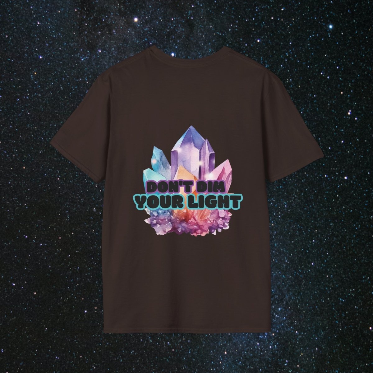 Shine Bright Unisex Softstyle T-Shirt - MindLight Apparel - Shine Bright Unisex Softstyle T-Shirt - Cherry Red - S -