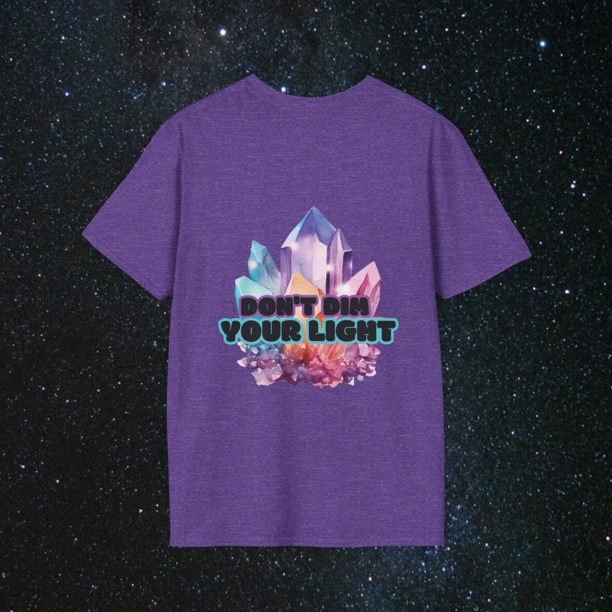 Shine Bright Unisex Softstyle T-Shirt - MindLight Apparel - Shine Bright Unisex Softstyle T-Shirt - Cherry Red - S -