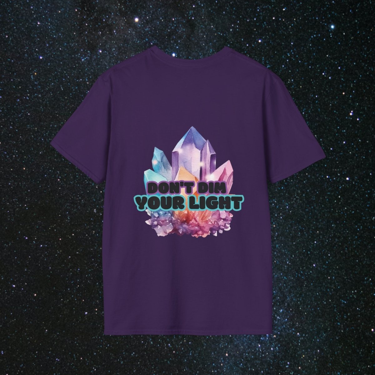 Shine Bright Unisex Softstyle T-Shirt - MindLight Apparel - Shine Bright Unisex Softstyle T-Shirt - Cherry Red - S -