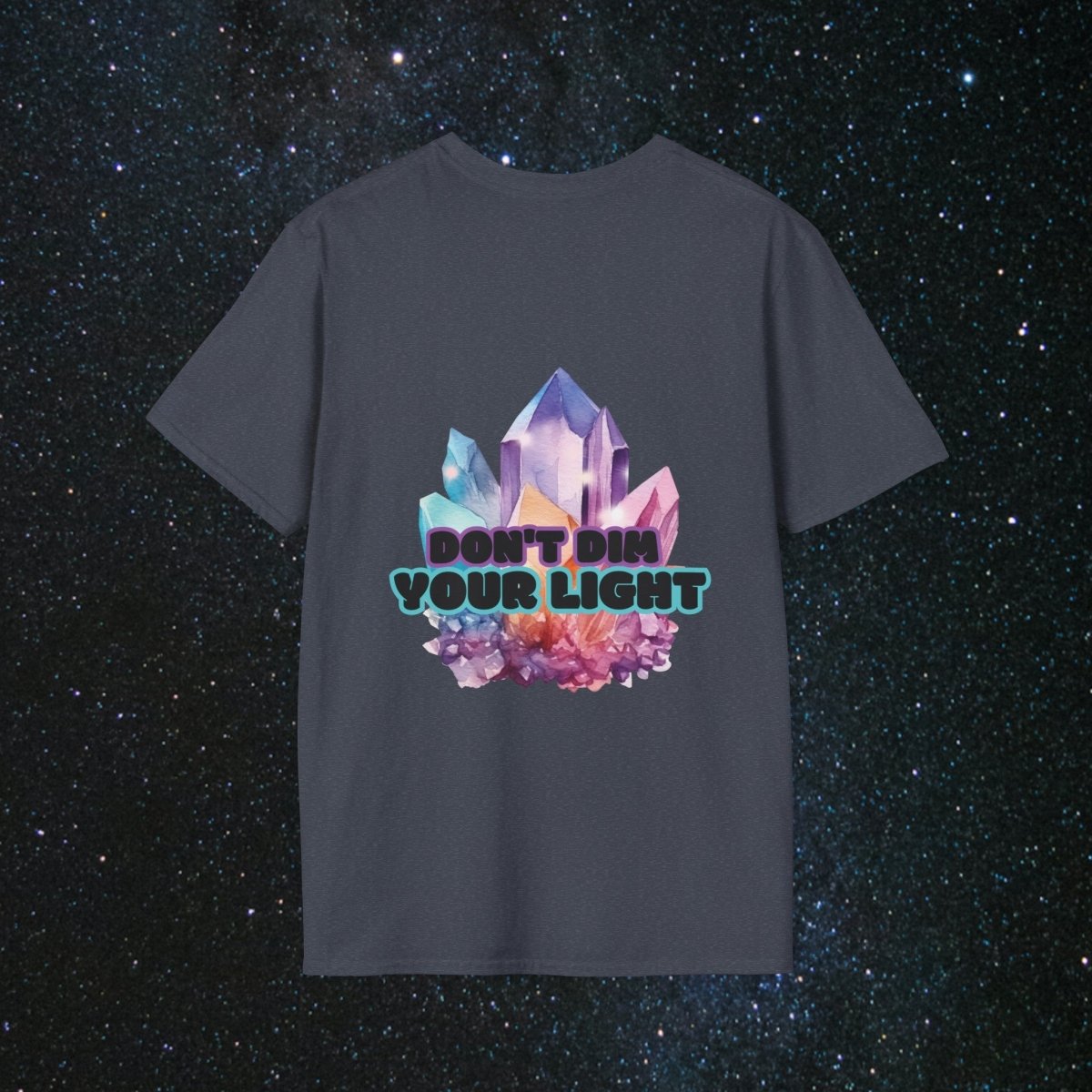 Shine Bright Unisex Softstyle T-Shirt - MindLight Apparel - Shine Bright Unisex Softstyle T-Shirt - Cherry Red - S -