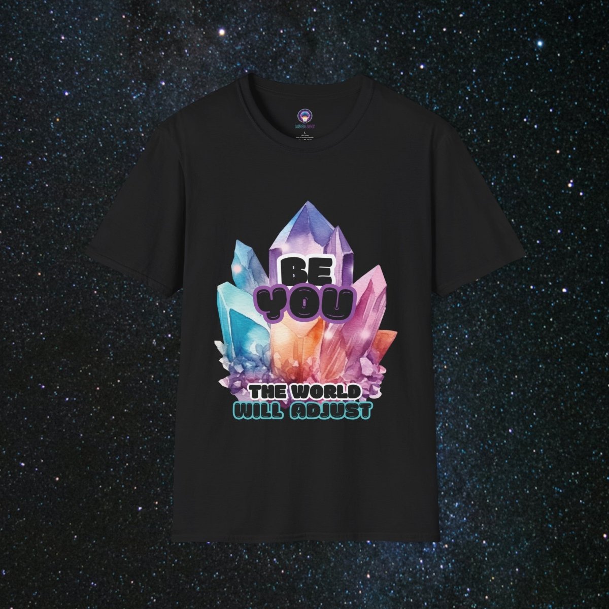 Shine Bright Unisex Softstyle T-Shirt - MindLight Apparel - Shine Bright Unisex Softstyle T-Shirt - Black - XS -