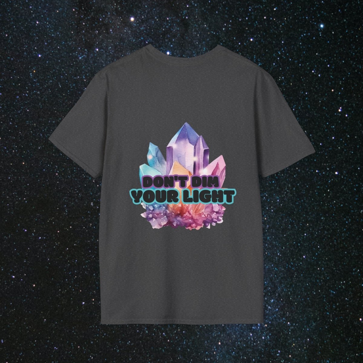 Shine Bright Unisex Softstyle T-Shirt - MindLight Apparel - Shine Bright Unisex Softstyle T-Shirt - Cherry Red - S -