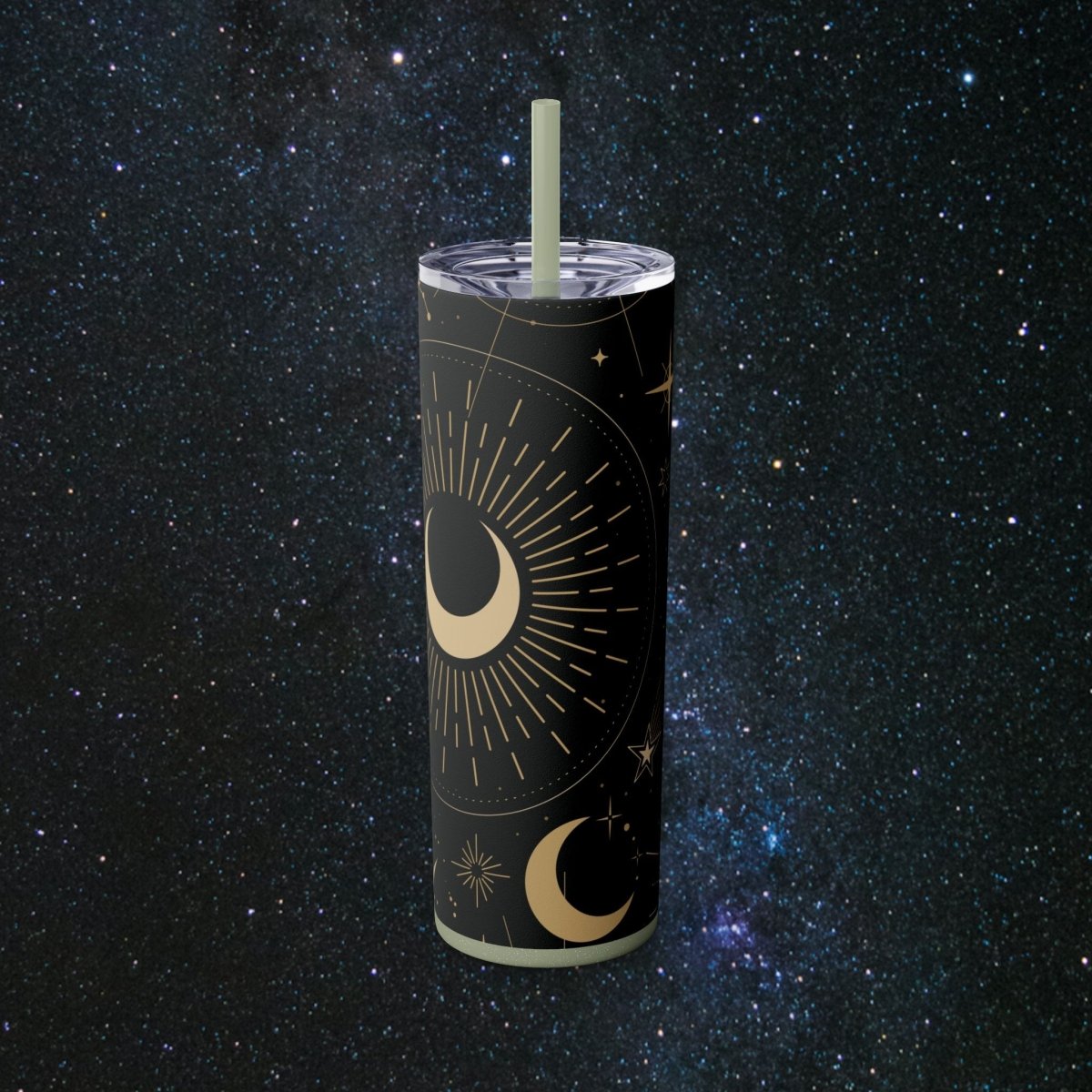 Solar Tumbler - MindLight Apparel - Solar Tumbler - Glossy - Glitter Seascape -