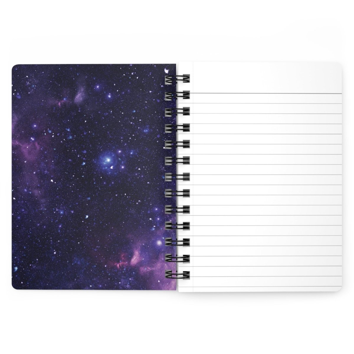 'Space Voyager' Spiral Notebook - MindLight Apparel - 'Space Voyager' Spiral Notebook - One Size -