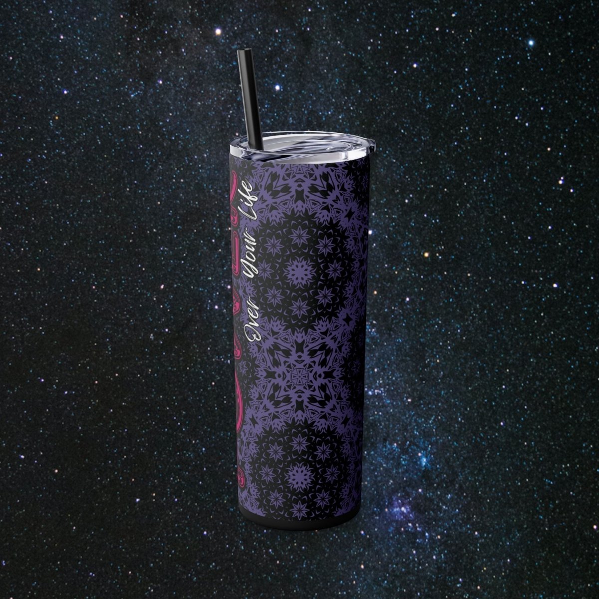 Speak Power Glossy Tumbler - MindLight Apparel - Speak Power Glossy Tumbler - Matte - Black -