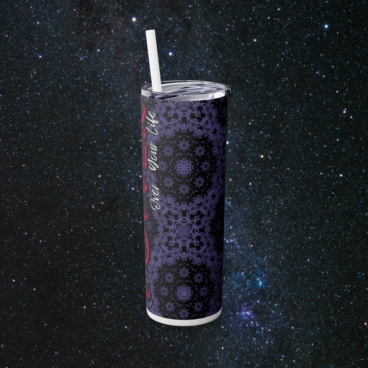 Speak Power Glossy Tumbler - MindLight Apparel - Speak Power Glossy Tumbler - Matte - Black -