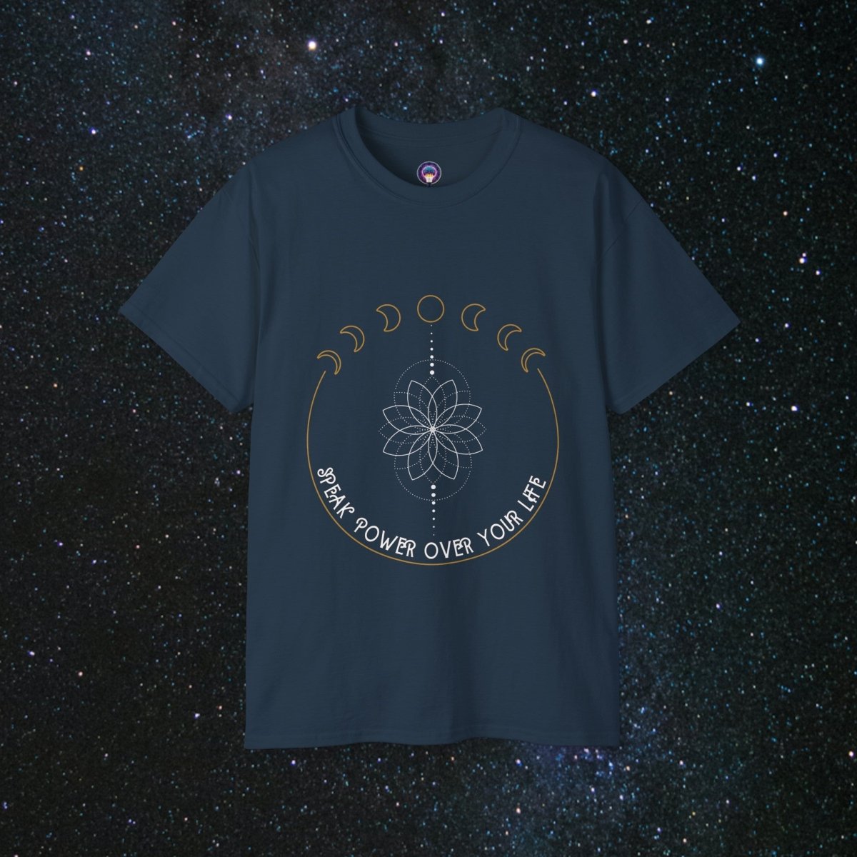 'Speak Power' Loose Fit Women's Tee - MindLight Apparel - 'Speak Power' Loose Fit Women's Tee - Blue Dusk - S -